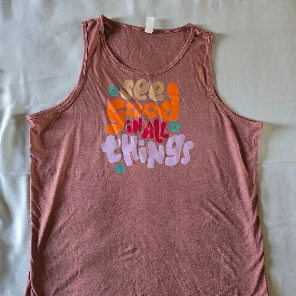 Tank Top, XL, Pink